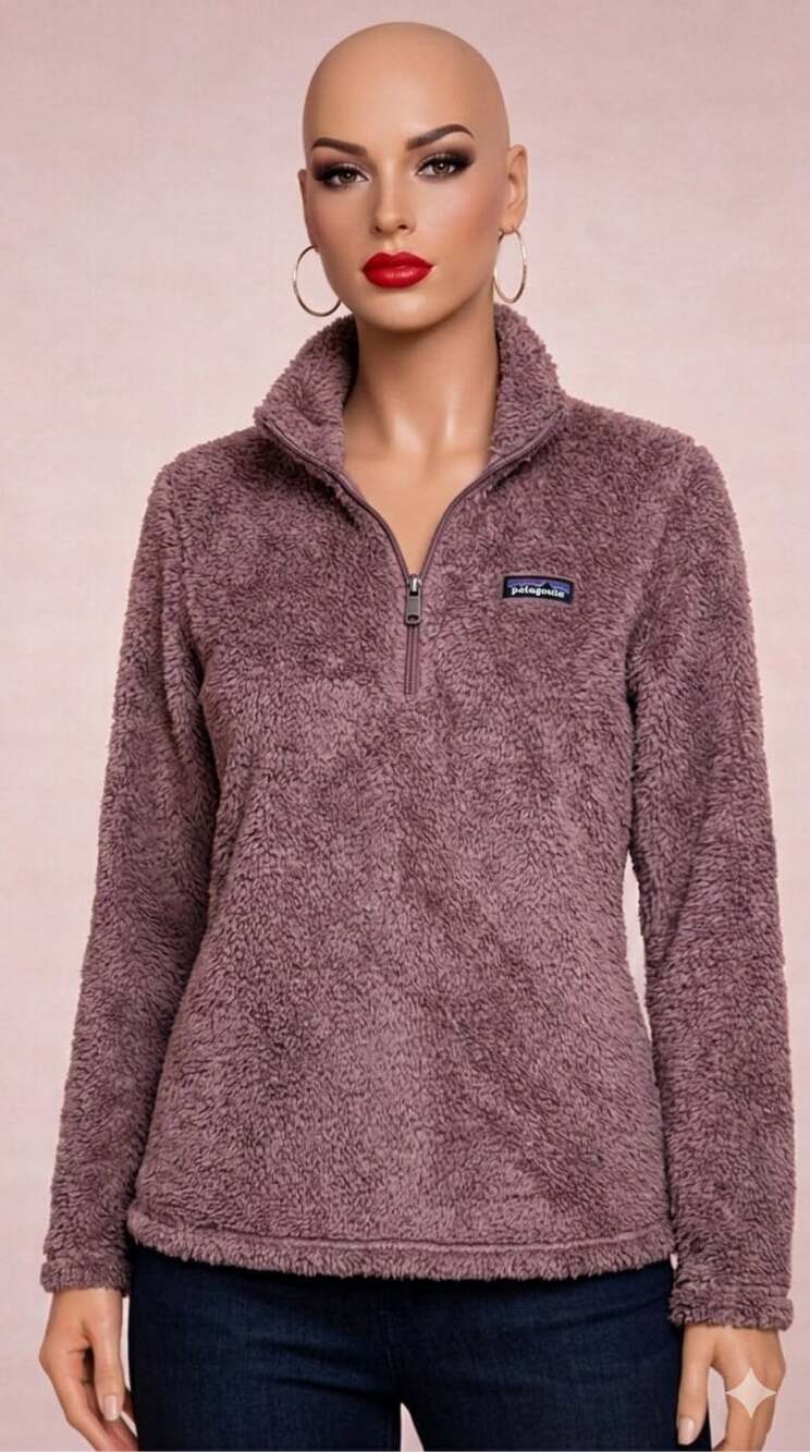 Patagonia Women's Los Gatos 1/4-Zip Fleece Pullover Sherpa Jacket